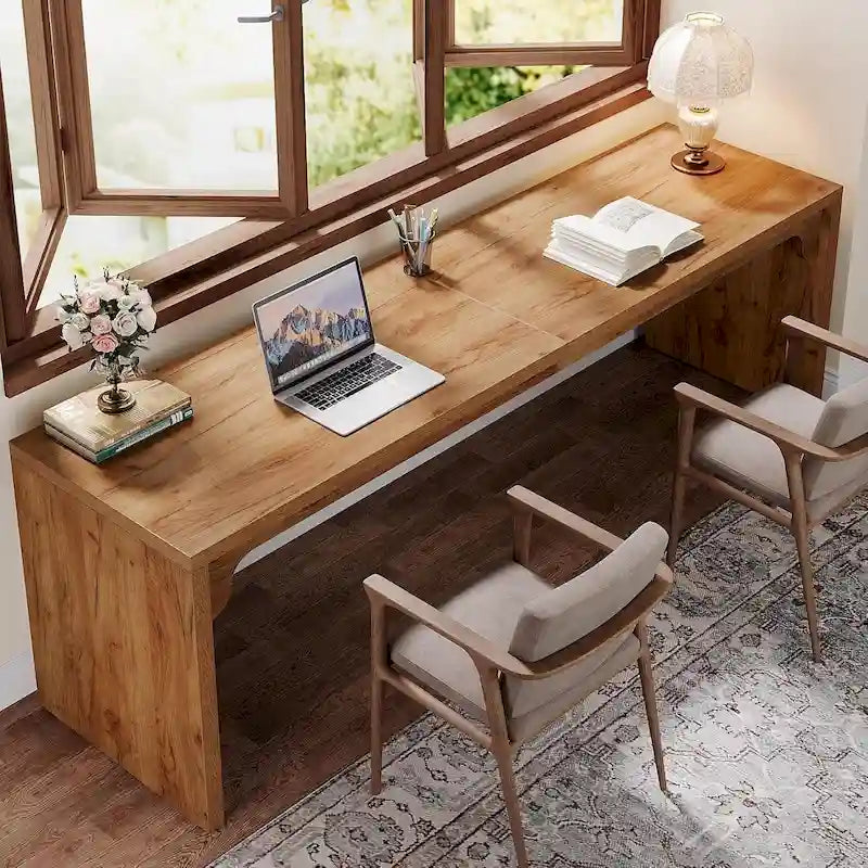 Bureau 2 personnes pour bureau à domicile, Grand bureau d'écriture pour 2 personnes