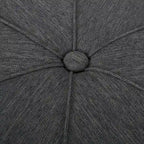 Pouf rond capitonné chant d'oiseau