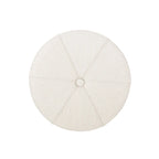 Pouf rond capitonné chant d'oiseau