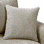 Causeuse traditionnelle en chenille avec coussins multiples