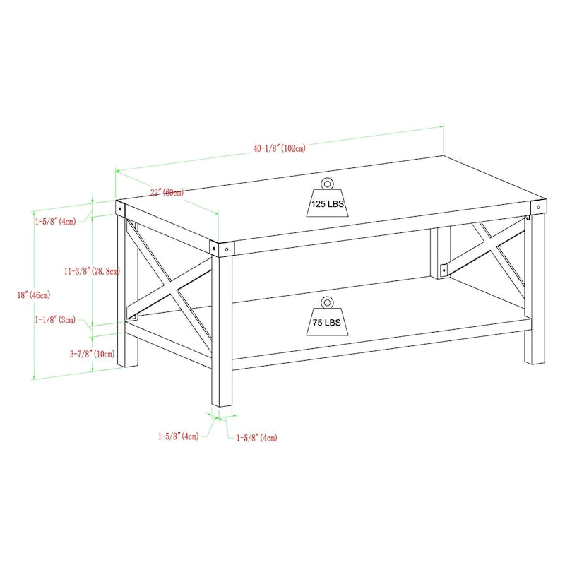 Ensemble de 3 tables basses et tables d'appoint