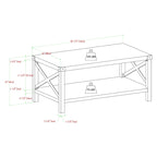 Ensemble de 3 tables basses et tables d'appoint