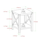 Ensemble de 3 tables basses et tables d'appoint