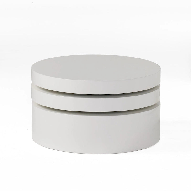 Petite table basse ovale pivotante Mod