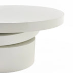 Petite table basse ovale pivotante Mod