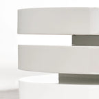 Petite table basse ovale pivotante Mod