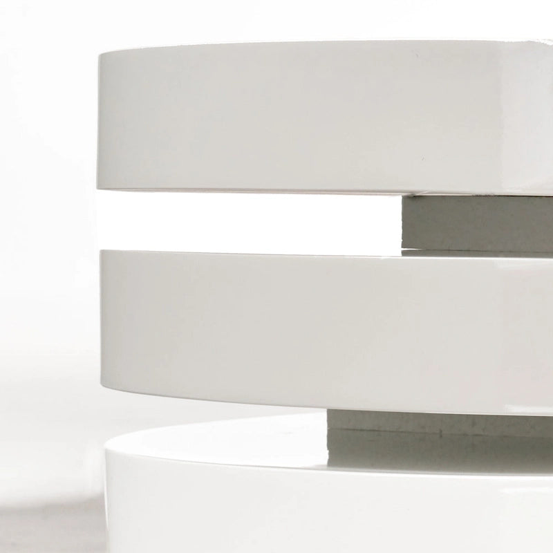Petite table basse ovale pivotante Mod