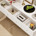 Commode de luxe multi-tiroirs en MDF : Solution de rangement moderne pour la maison