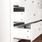 Commode de luxe multi-tiroirs en MDF : Solution de rangement moderne pour la maison