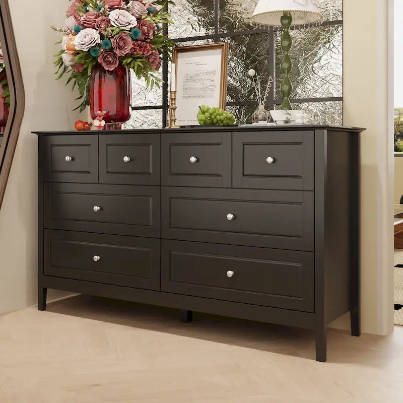 Commode de luxe multi-tiroirs en MDF : Solution de rangement moderne pour la maison