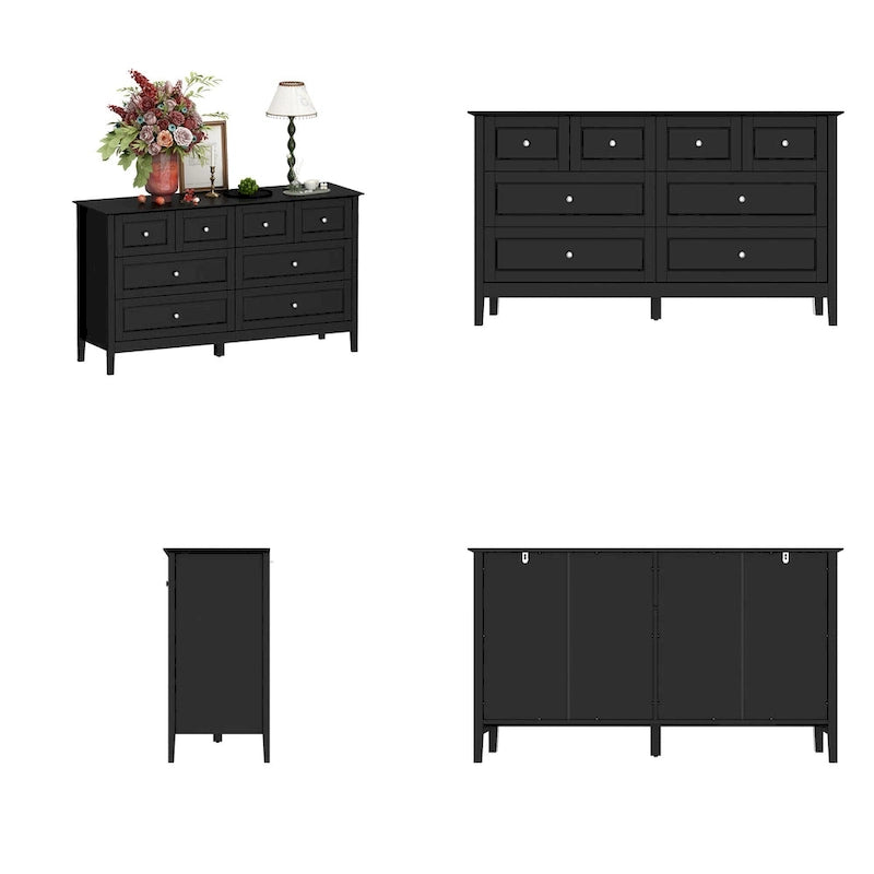 Commode de luxe multi-tiroirs en MDF : Solution de rangement moderne pour la maison