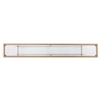Meuble – Console étroite avec étagère en verre