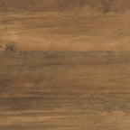 Table basse gigogne ronde marron, ensemble de deux pièces