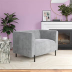 Fauteuil d'appoint rembourré et demi