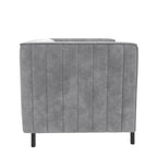 Fauteuil d'appoint rembourré et demi