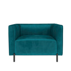 Fauteuil d'appoint rembourré et demi