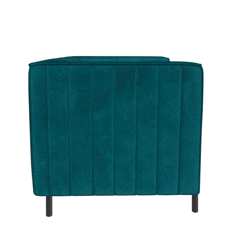 Fauteuil d'appoint rembourré et demi