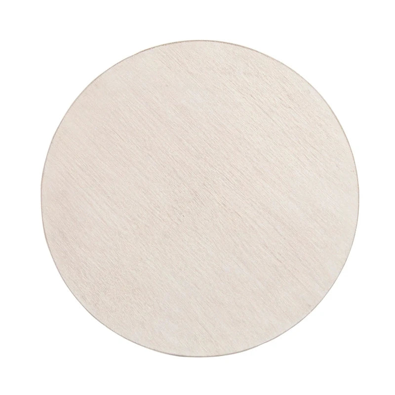 Table basse ronde en bois - 36x36x18