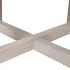 Table basse ronde en bois - 36x36x18