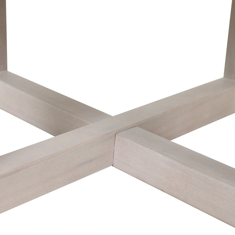 Table basse ronde en bois - 36x36x18