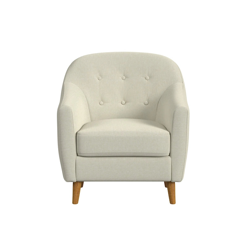 Fauteuil d'appoint capitonné
