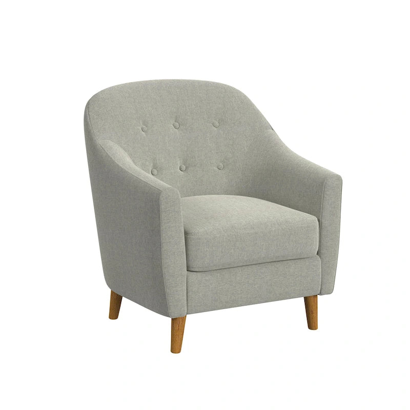 Fauteuil d'appoint capitonné