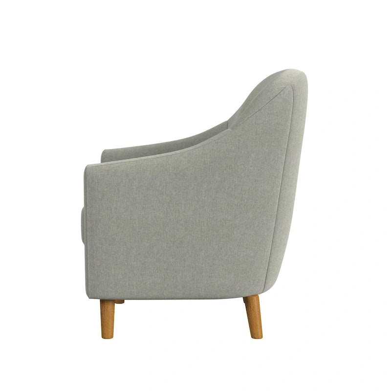 Fauteuil d'appoint capitonné