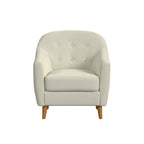 Fauteuil d'appoint capitonné