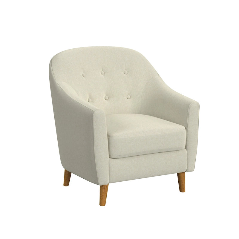 Fauteuil d'appoint capitonné