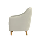 Fauteuil d'appoint capitonné