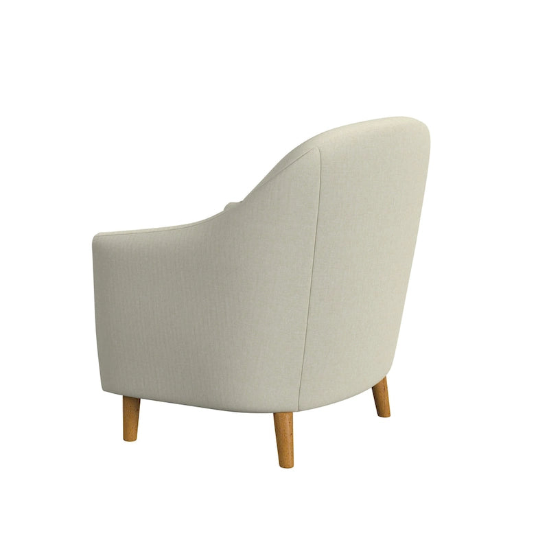 Fauteuil d'appoint capitonné