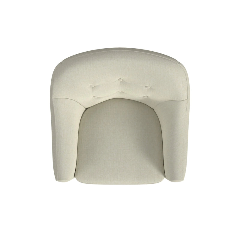 Fauteuil d'appoint capitonné