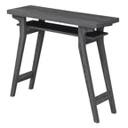 Console de commande avec étagères