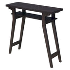 Console de commande avec étagères