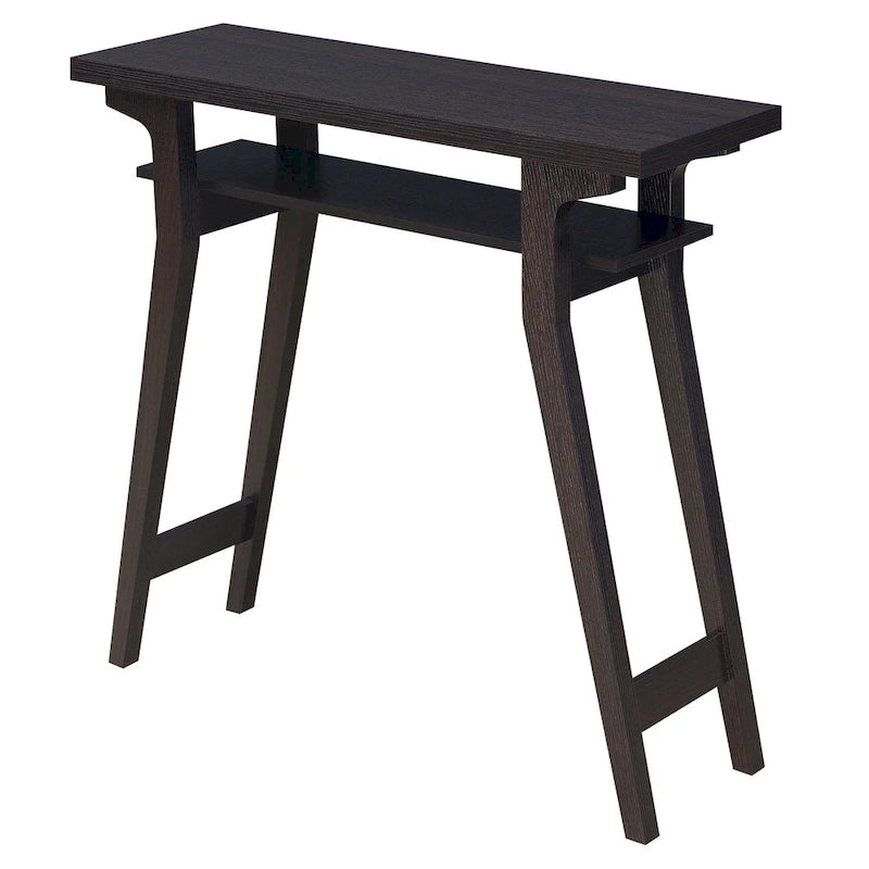 Console de commande avec étagères