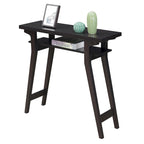 Console de commande avec étagères