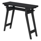 Console de commande avec étagères