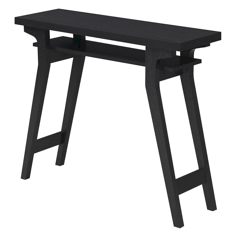 Console de commande avec étagères