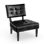 Fauteuil capitonné surdimensionné