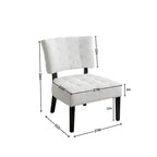 Fauteuil capitonné surdimensionné