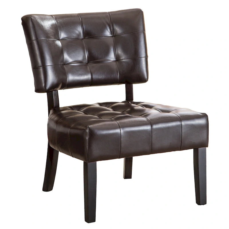 Fauteuil capitonné surdimensionné