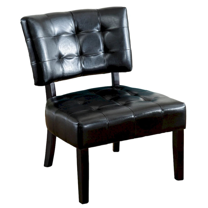 Fauteuil capitonné surdimensionné