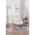 Fauteuil à bascule rembourré