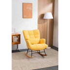Fauteuil à bascule rembourré
