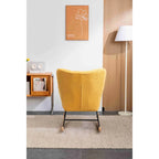 Fauteuil à bascule rembourré