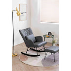 Fauteuil à bascule rembourré