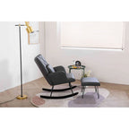 Fauteuil à bascule rembourré