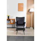 Fauteuil à bascule rembourré