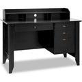 Bureau d'ordinateur en bois Table d'étude de bureau avec tiroirs