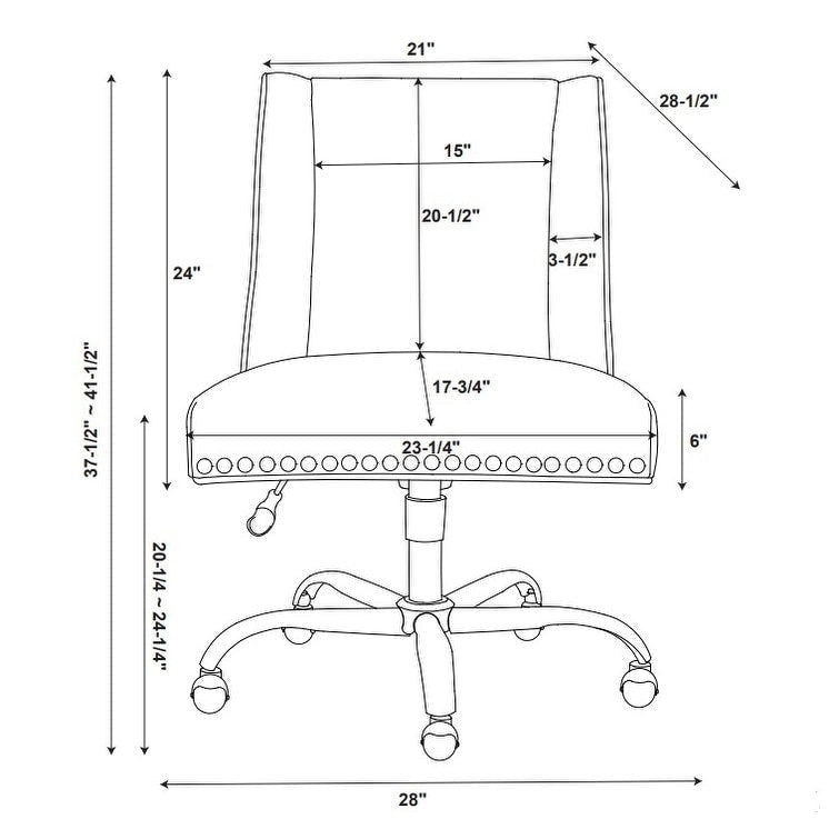 Chaise de bureau à imprimé vache violet